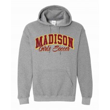 Madison Dodgers Girls Soccer Hooded Sweatshirt